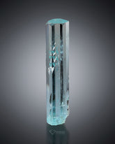 Transparent Aquamarine with Helix inclusion from Pakistan
