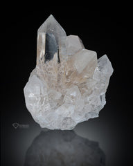 fabulous Quartz Cluster on Matrix from Hashupi Mine, Skardu, Pakistan