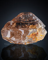 Huge Lustrous Smoky Gwindel Quartz with Excellent Transparency from Brazil