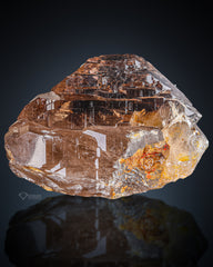 Huge Lustrous Smoky Gwindel Quartz with Excellent Transparency from Brazil