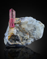 Pinkish Topaz on Matrix from Pakistan