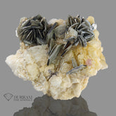 Pink Apitite with Mica on Feldspar.