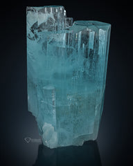 Natural aquamarine Crystals Grown Together from Skardu, Pakistan