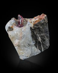 Pink Topaz on Matrix from Pakistan