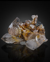 Smoky Quartz cluster From Hashupi, Pakistan.