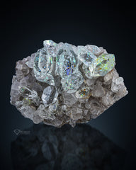 Petroleum Quartz cluster on Matrix from Balochistan , Pakistan.