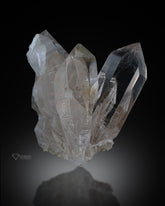 Quartz Cluster on Matrix from Hashupi Mine, Skardu, Pakistan.