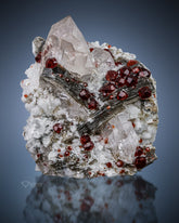Incredible Combination of Garnet With Quartz and Muscovite