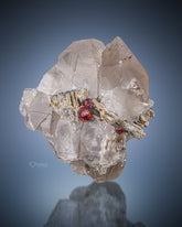 Spessartine Garnet With Quartz and Muscovite