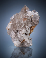 Topaz crystals Perched On Quartz with Albite Matrix
