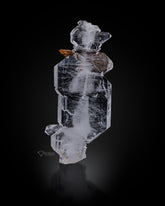 Interesting Faden Quartz with calcite from Baluchistan, Pakistan