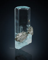 Transparent Aquamarine Crsytal with Mica from Skardu, Pakistan