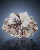 Beautiful Combination OF Feldspar With Topaz, Aquamarine and Mica on Matrix