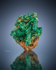 Green Emerald Cluster On Matrix from Afghanistan.