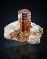 Terminated Topaz Crystal Perched On Matrix