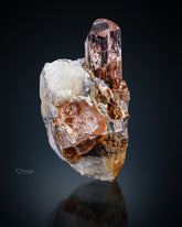 Terminated Topaz Crystal Perched On Matrix