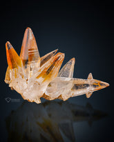 Iron Coated Quartz Cluster from Hashupi mine, Skardu, Pakistan