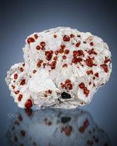 Hessonite Garnet On Matrix