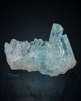 Aquamarine bunch from Gilgit-Baltistan Pakistan