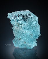 Etched Aquamarine Crystal from Skardu, Pakistan