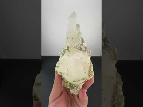 Pollucite Crystal with Quartz and Tourmaline from Pakistan