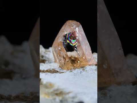 Terminated Topaz Crystal Perched On Matrix