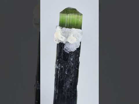 Green Cap Tourmaline on Mica from Stak Nala, Pakistan