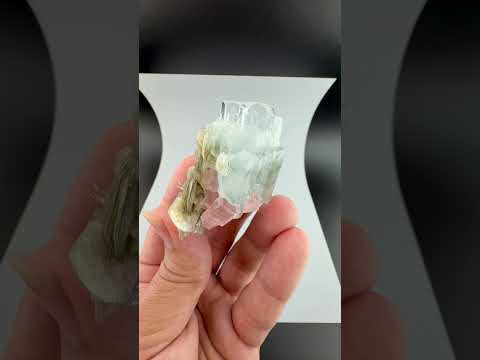 Aquamarine with Apatite and Muscovite from Pakistan