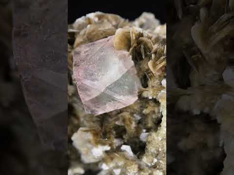 Pink Fluorite On Muscovite from Gilgit-Baltistan, Pakistan