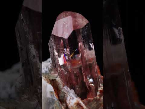Terminated Topaz Crystal Perched On Matrix