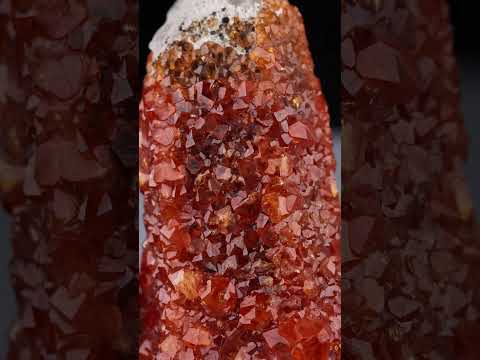 Spessartine Garnet with Quartz from China