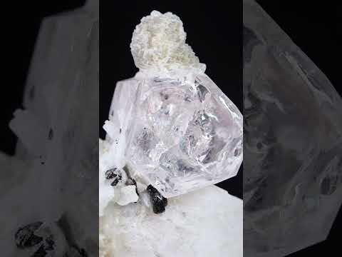 Morganite with Muscovite on Feldspar from Skardu, Pakistan