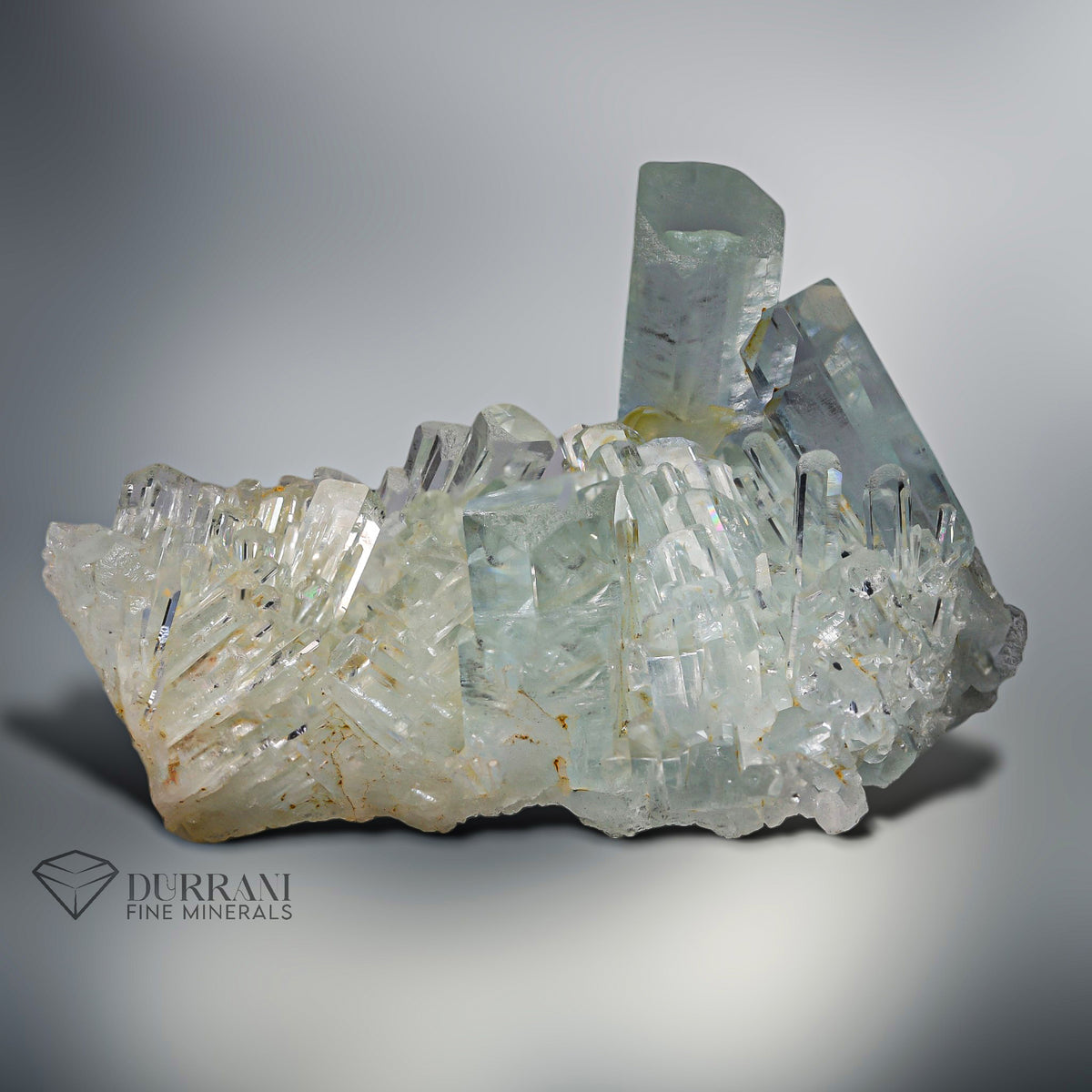 Aquamarine bunch from Nagar, Pakistan