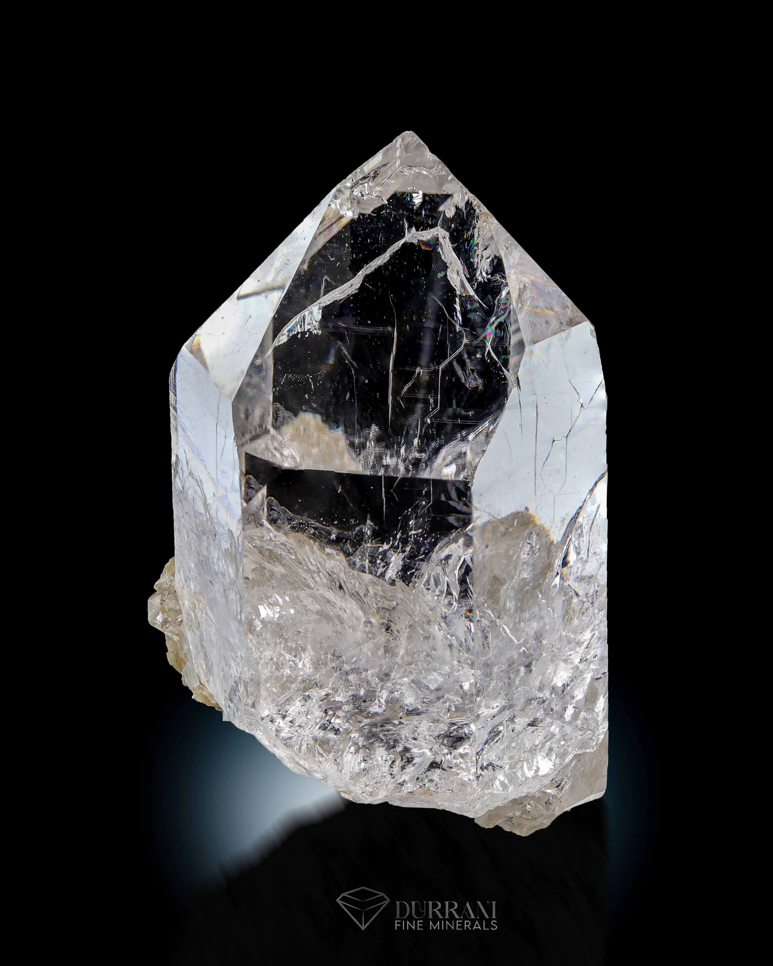 terminated quartz crystal