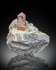 Terminated Topaz Crystal Perched On Matrix