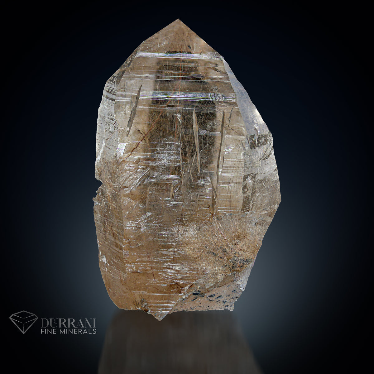 Rutile included Quartz crystal from Shigar  ,Skardu district,Pakistan.