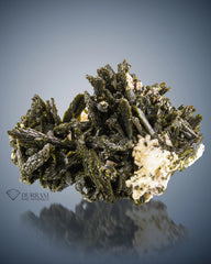 Interesting Green Colour Bunch Of Epidote On matrix