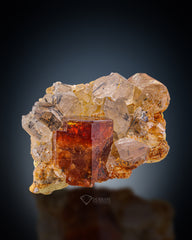 Gorgeous Bastnaesite with Quartz  Khyber Pakhtunkhwa , Pakistan