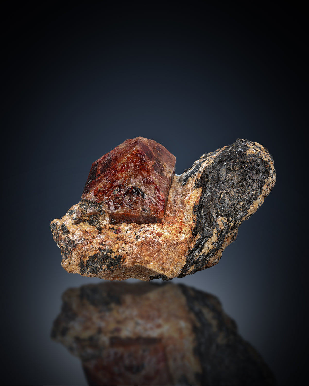 Zircon Crystal on Matrix from Astor valley, Pakistan