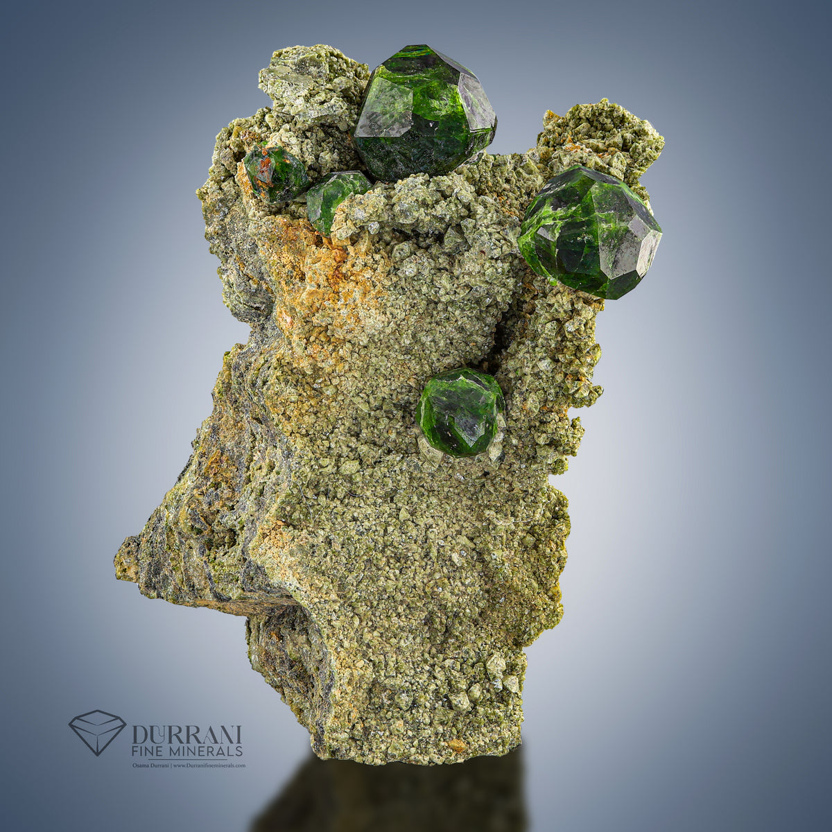 Demantoid Var Green Garnet from Iran.