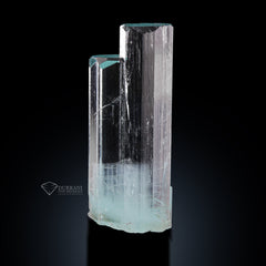 Clear gemmy Terminated Aquamarine crystal from skardu, Pakistan.