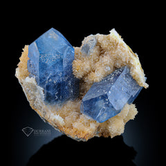 Celestine With Calcite From Afghanistan.