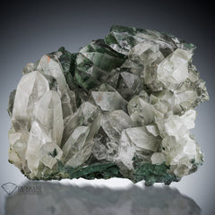 Clear and Beautiful bunch of Chlorite Quartz from Balochistan, Pakistan.