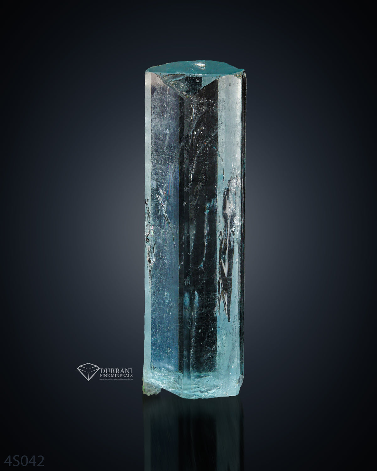 Gemmy Double Terminatd Aquamarine  Crystal from Skardu Pakistan