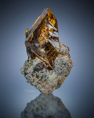 Titanite Sphene on Aegirine Matrix
