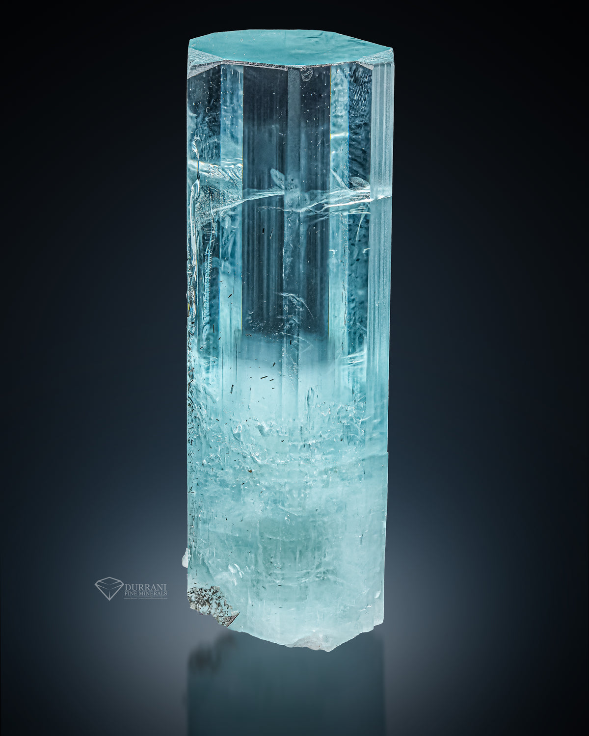Aquamarine with Schorl From Skardu, Pakistan