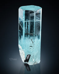 Aquamarine with Schorl From Skardu, Pakistan