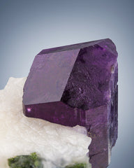 Interesting Purple Colour Scapolite with Calcite From Afghanistan