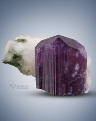 Interesting Purple Colour Scapolite with Calcite From Afghanistan