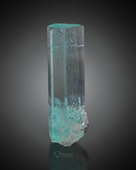 Aquamarine with Helix inclusion from Pakistan